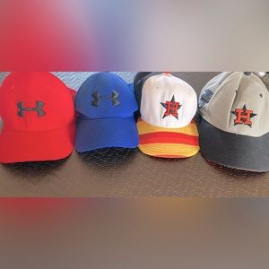 4 Youth Boys Caps (9-11 Years old)